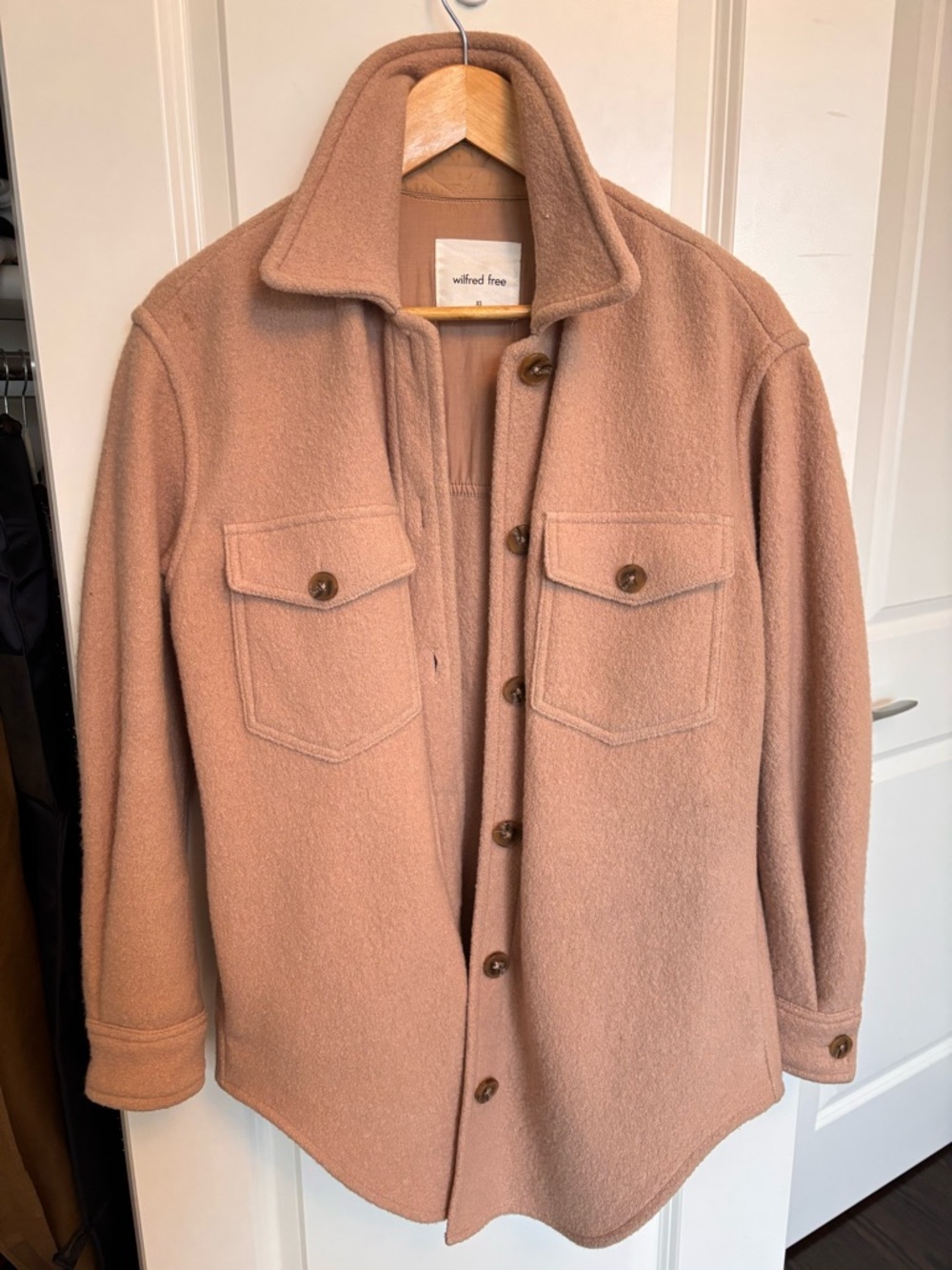 Wilfred Free Ganna Wool Shirt Jacket